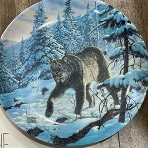 The Lynx Collectors Plate